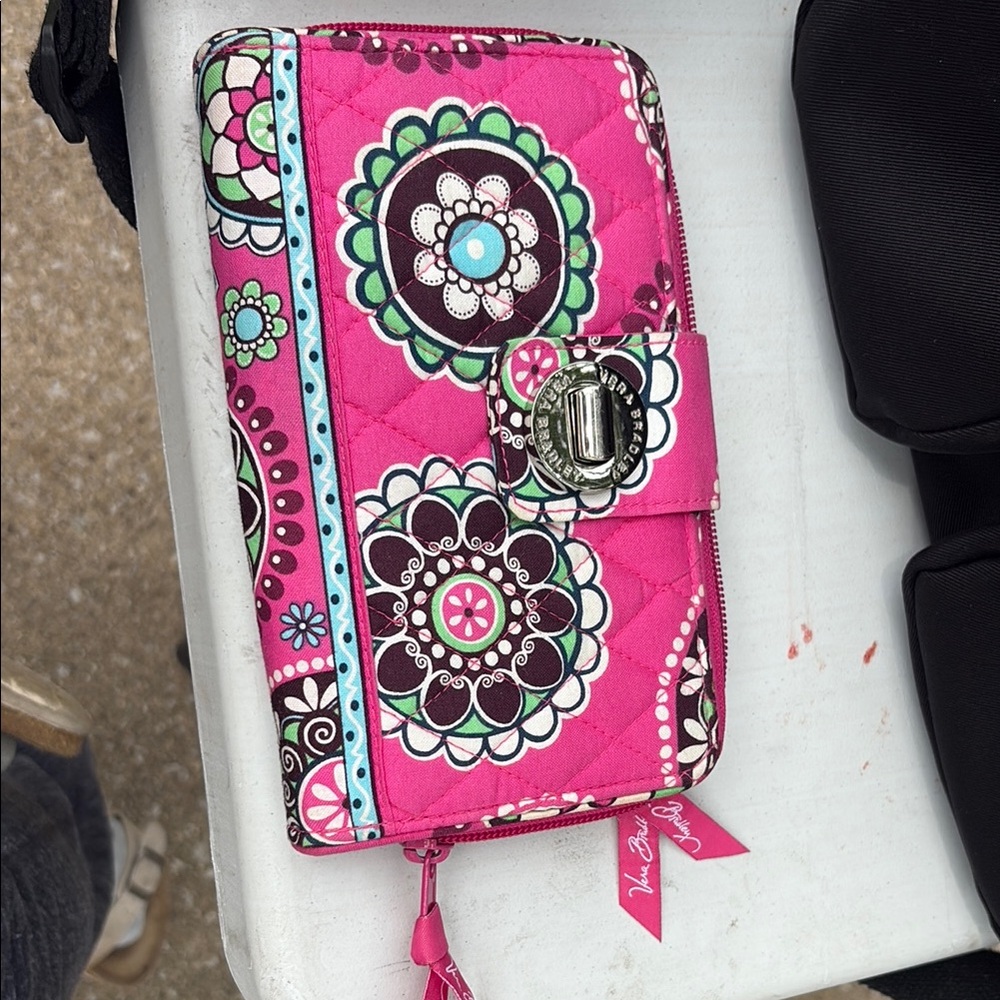 Vera Bradley Pink Phone Case with Floral Design